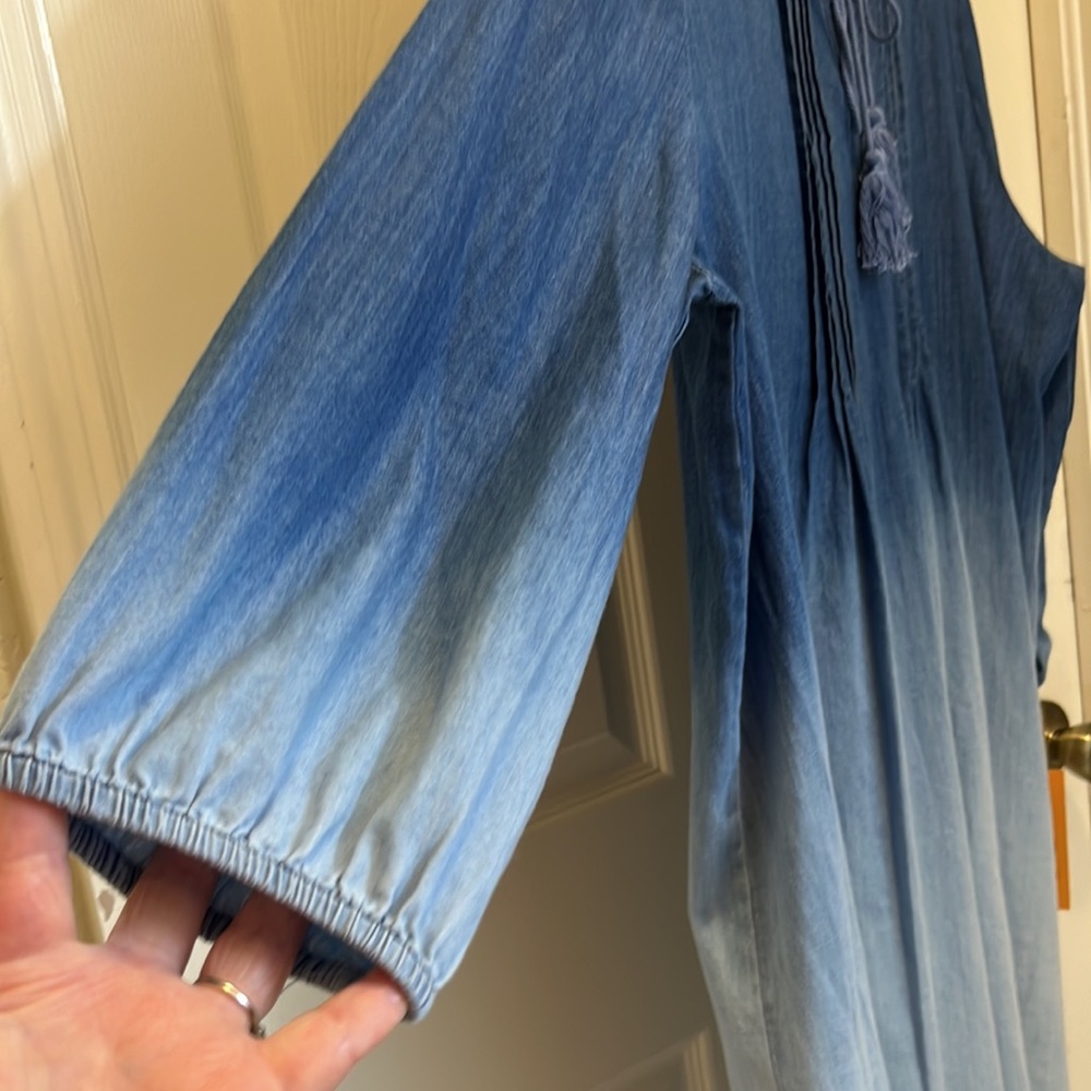 Ruby Rd denim ombré dress - Picture 4 of 8